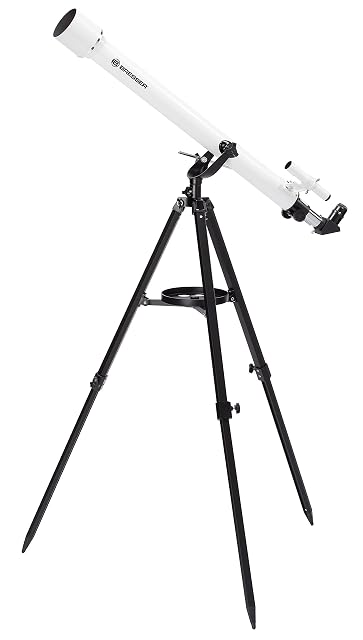 Bresser Classic 60/900 Refraktor auf seinem azimutalen Stativ