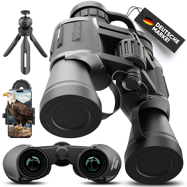 Adler Focus 10x50 Fernglas mit breiten Augenmuscheln