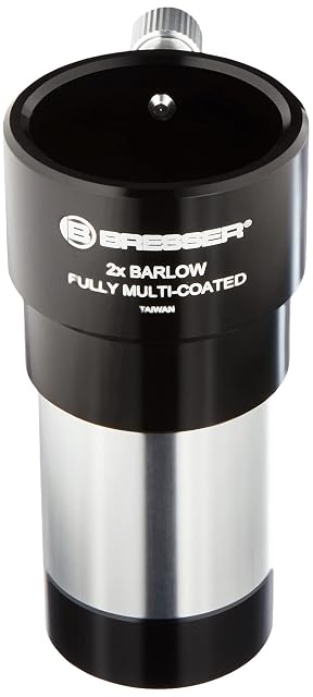 Bresser 2× vierlinsige Barlowlinse in Schwarz