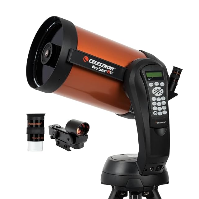 Celestron NexStar 8SE Schmidt-Cassegrain auf seiner Einarmgabel