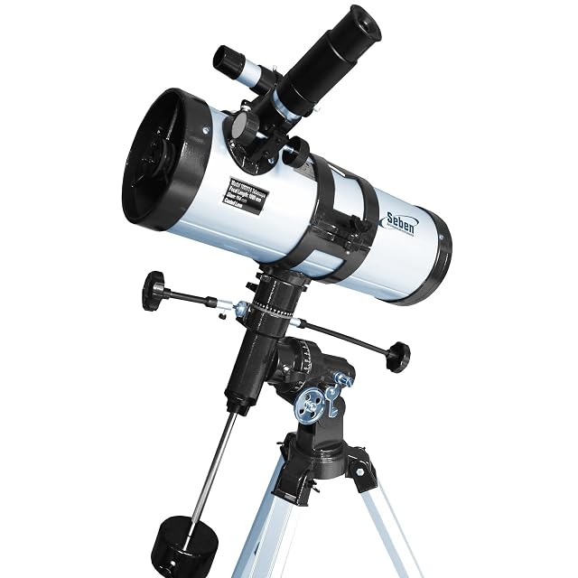 Seben Star Sheriff 114/1000 Reflektor auf seiner EQ-3-Montierung