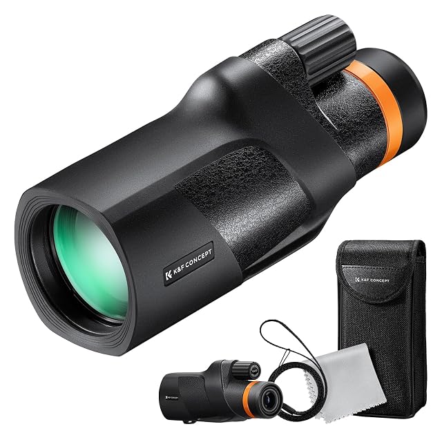 K&F Concept 12×50 Monokular mit strukturiertem Gummigriff