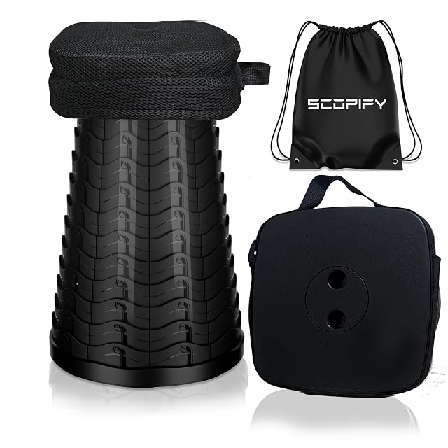 SCOPIFY Teleskop-Beobachtungshocker mit Kissen und Tasche