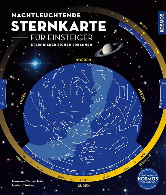 Kosmos nachleuchtende drehbare Sternkarte