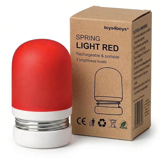 Toys4Boys dimmbares rotes Nachtlicht mit 630 nm