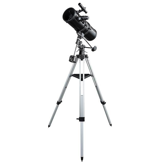 DÖRR DELTA 1000 Newton-Reflektor auf seiner parallaktischen EQ-1-Montierung