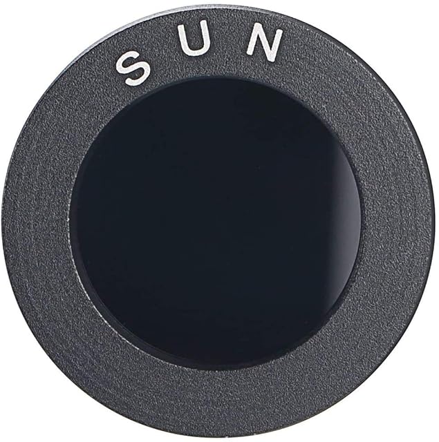 POFET Sonnenfilter für die Okularseite, 1 Zoll, in Aluminiumfassung